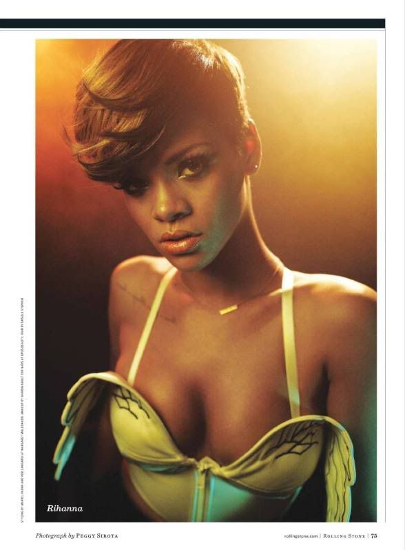 rihanna rolling stone shoot. Rihanna in April Rolling Stone