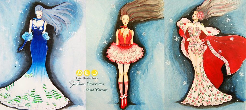 Bài vẽ thiết kế thời trang của Phạm Thu Hiền