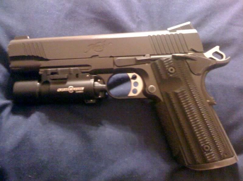 Kimber 1911 And Flashlight 2426