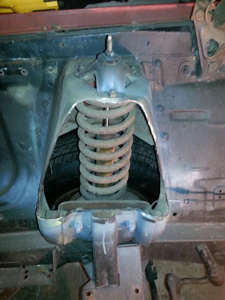 Notching shock towers on my 69 Fairlane Fastback 460 Ford Forum