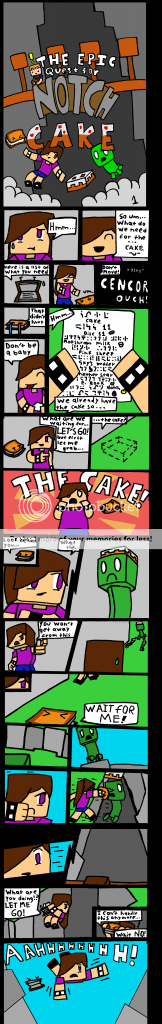 The epic quest for Notch&#039;s cake!