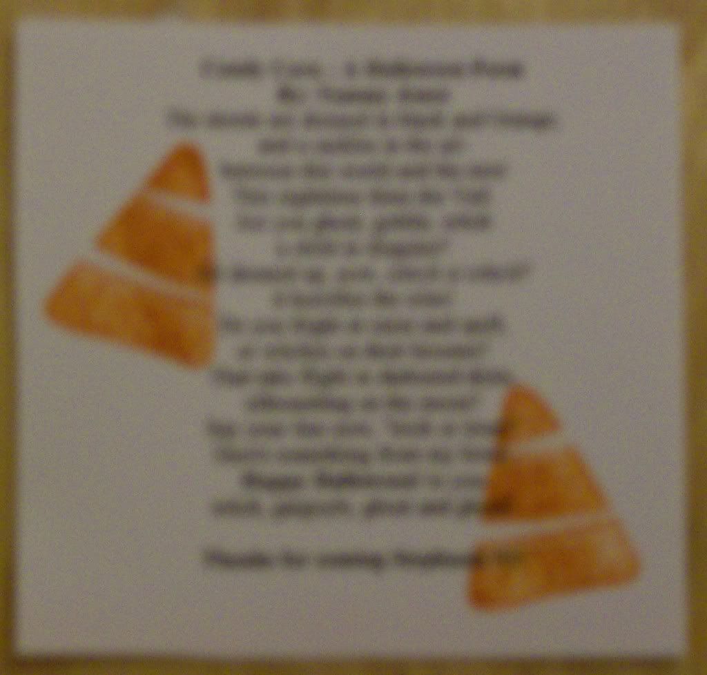 Poems About Candy Corn